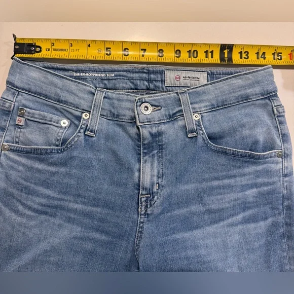 AG Adriano Goldschmied The Ex Boyfriend Slim Jeans Womens Size 27R (29x27) - Picture 7 of 10